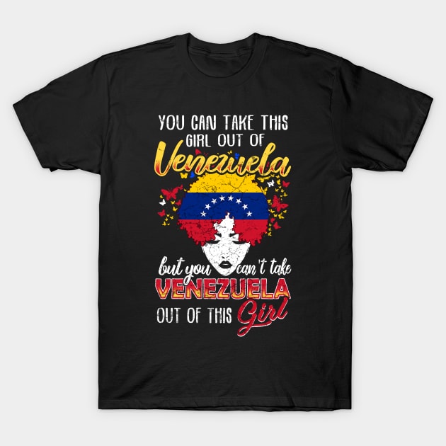 Venezuelan Girl T-Shirt by Mila46